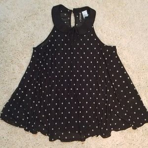 Divided baby doll tank